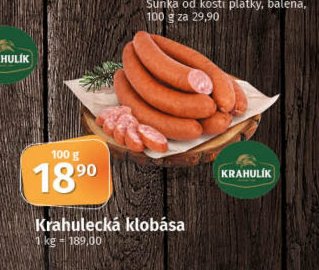 Krahulecká klobása