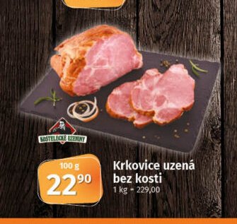 Krkovice uzená bez kosti