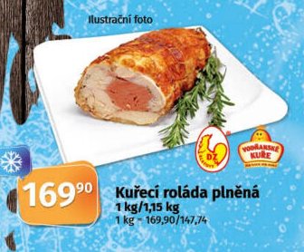 Kuřecí roláda plněná