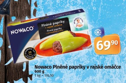 Nowaco Plněné papriky v rajské omáčce