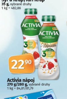 Activia nápoj 270 g/280 g