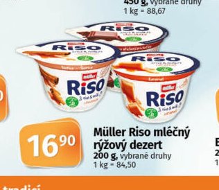 Müller Riso mléčný rýžový dezert 200 g