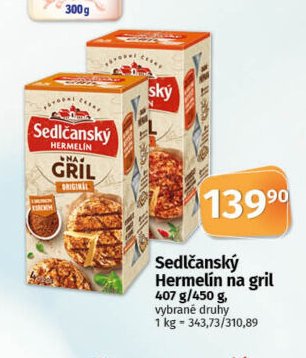 Sedlčanský Hermelín na gril