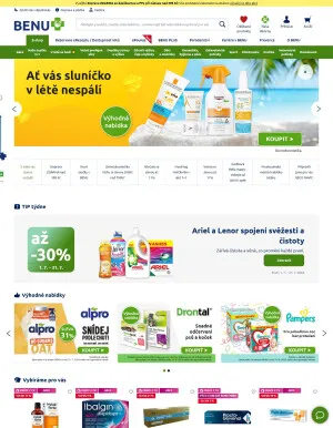akční leták BENU Lékárna 16.7.2025-22.7.2025