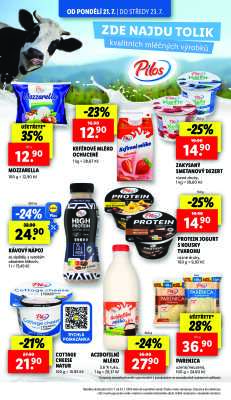 akční leták Lidl 21.7.2025-23.7.2025