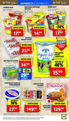 akční leták Lidl 21.7.2025-23.7.2025