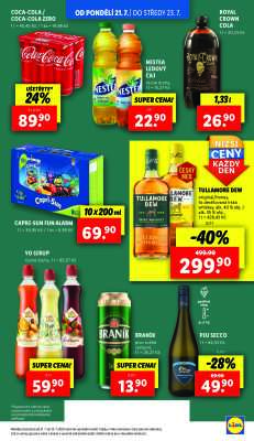 akční leták Lidl 21.7.2025-23.7.2025
