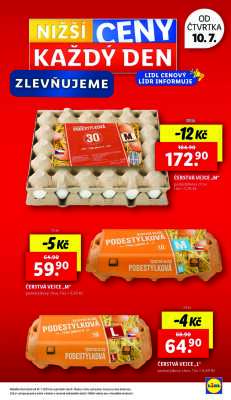 akční leták Lidl 21.7.2025-23.7.2025