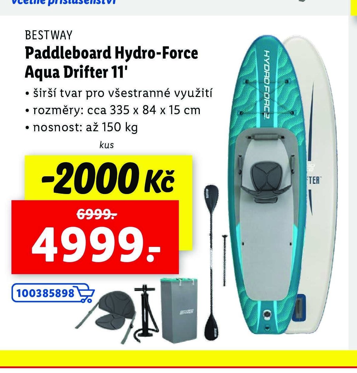 Bestway Paddleboard Hydro-Force Aqua Drifter 11'