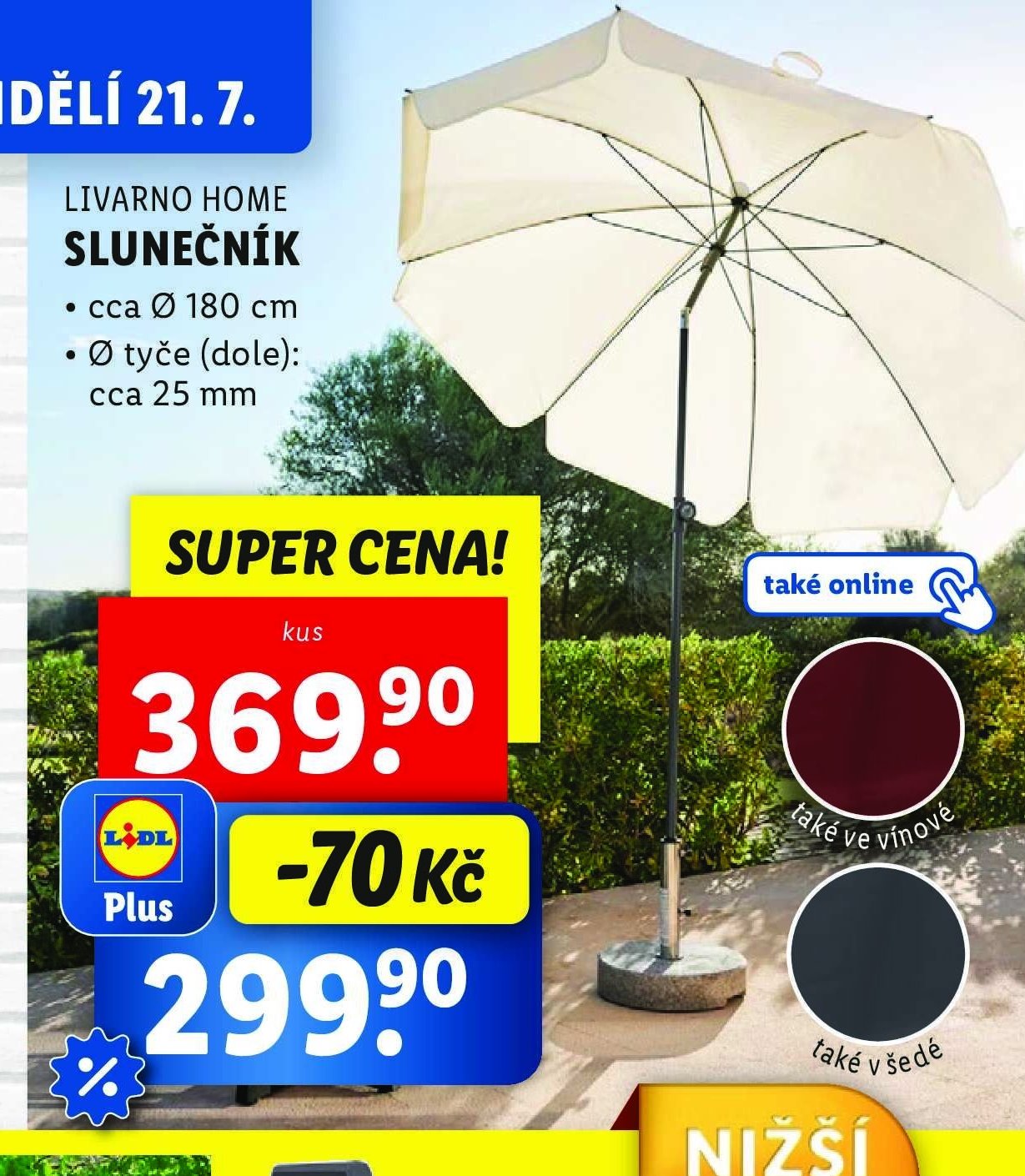 LIVARNO HOME SLUNEČNÍK
