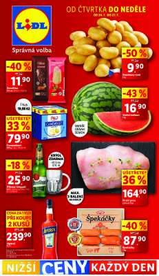 akční leták Lidl 24.7.2025-27.7.2025