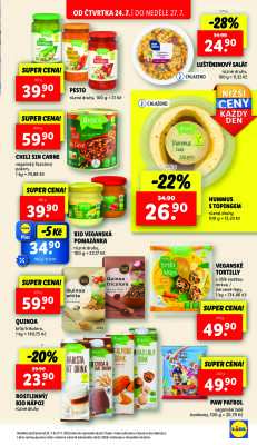 akční leták Lidl 24.7.2025-27.7.2025