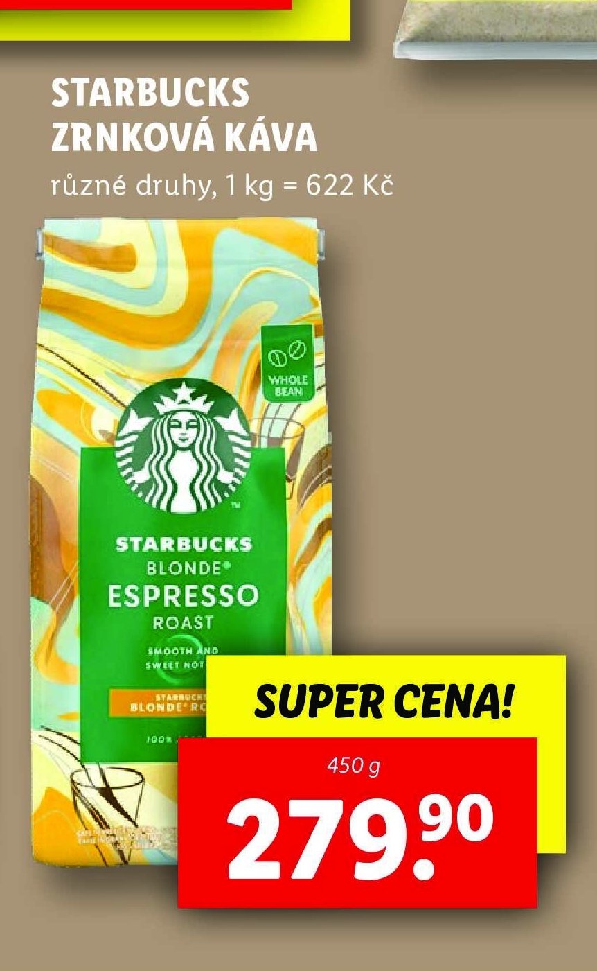 Starbucks zrnková káva