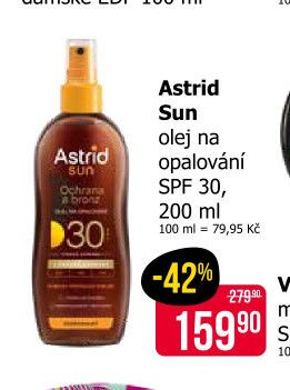 Astrid Sun olej na opalování