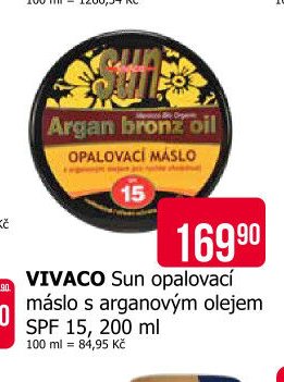 VIVACO Sun opalovací máslo s arganovým olejem