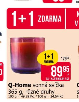 Q-Home vonná svíčka