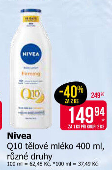 Mléko tělové Q10 Nivea