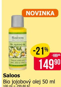 Olej jojobový bio Saloos