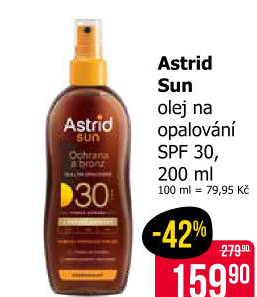 Olej na opalování ve spreji OF 30 Astrid Sun
