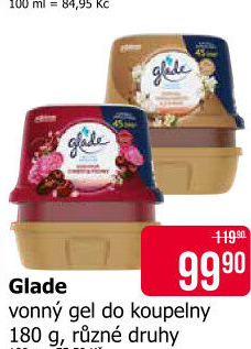 Osvěžovač vzduchu gel do koupelny Glade by Brise