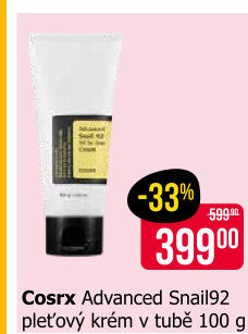 Pleťový krém Advanced Snail 92 COSRX