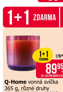 Svíčka vonná Q Home