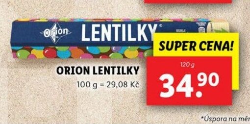 Orion Lentilky