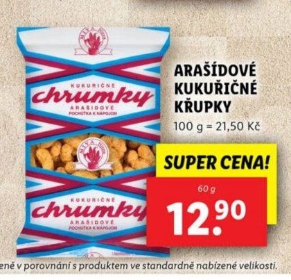Arašídové kukuřičné křupky