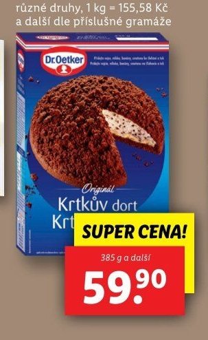 Dr. Oetker Pečicí směsi