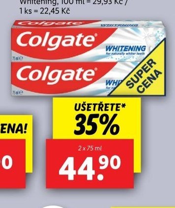 Colgate zubní pasta duopack - Lidl akcniletaky.com