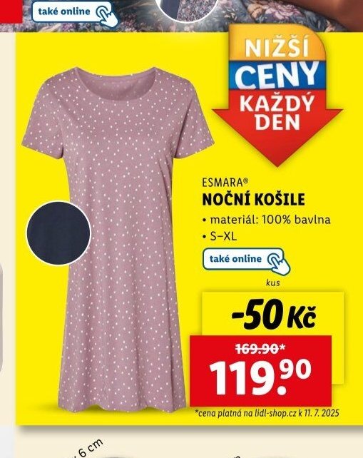 ESMARA NOČNÍ KOŠILE