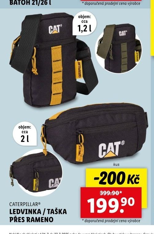CATERPILLAR® LEDVINKA / TAŠKA PŘES RAMENO