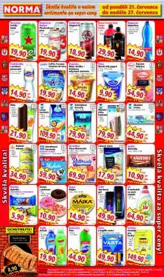 akční leták Norma 21.7.2025-27.7.2025