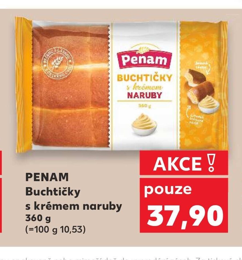 PENAM Buchtičky s krémem naruby