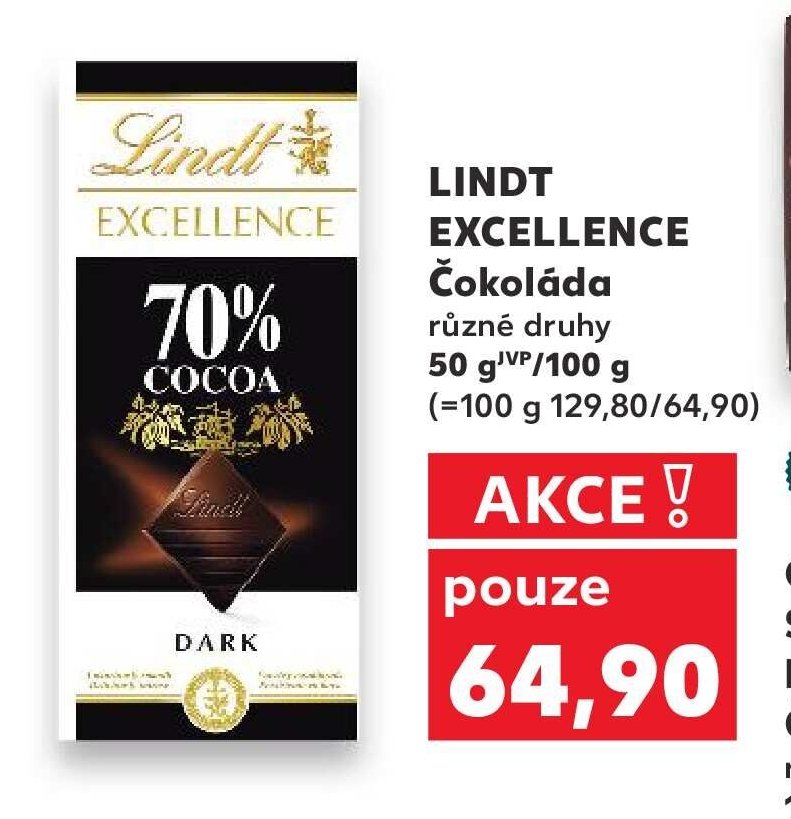 LINDT EXCELLENCE Čokoláda