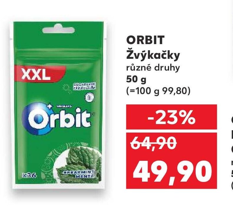 ORBIT Žvýkačky