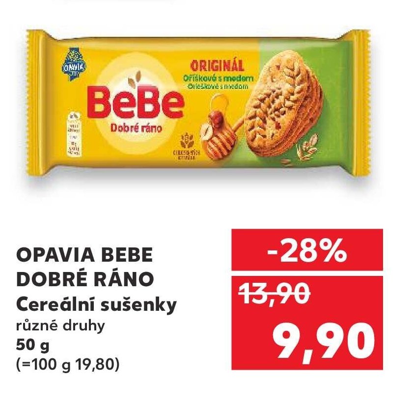 OPAVIA BEBE DOBRÉ RÁNO Cereální sušenky