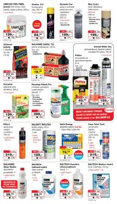 akční leták Barvy a laky drogerie 19.7.2025-15.8.2025