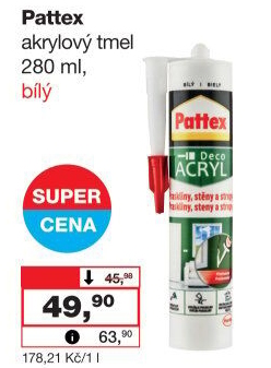 Akrylový tmel Pattex
