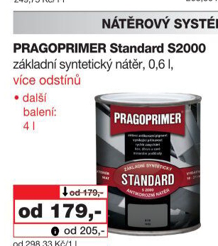 Barva na kov Standard Pragoprimer