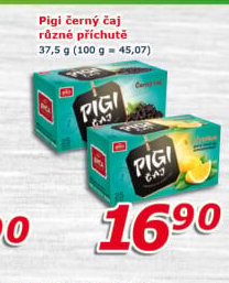 Černý Pigi čaj Jemča