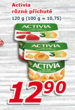 Jogurt ochucený Activia Danone