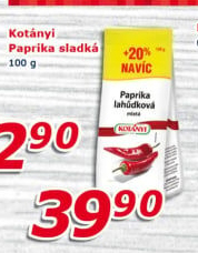 Koření Paprika sladká Kotányi