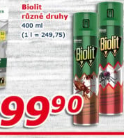 Přípravek proti hmyzu sprejBiolit