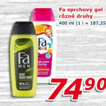 Sprchový gel Fa
