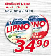 Tavený sýr Jihočeské Lipno Madeta