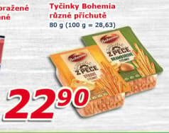 Tyčinky Z pece Bohemia Chips