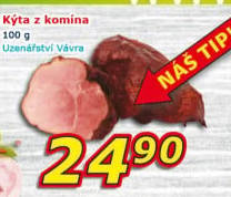 Uzená kýta z komína Uzenářství Vávra