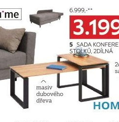 SADA KONFERENČNÍCH STOLKŮ, 2DÍLNÁ