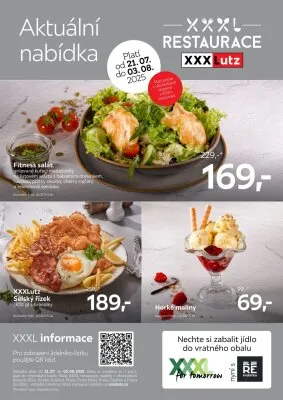 akční leták XXXLutz 21.7.2025-3.8.2025